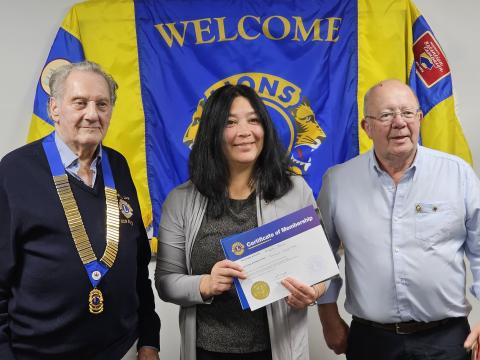 New Lions Member - Angela Evans