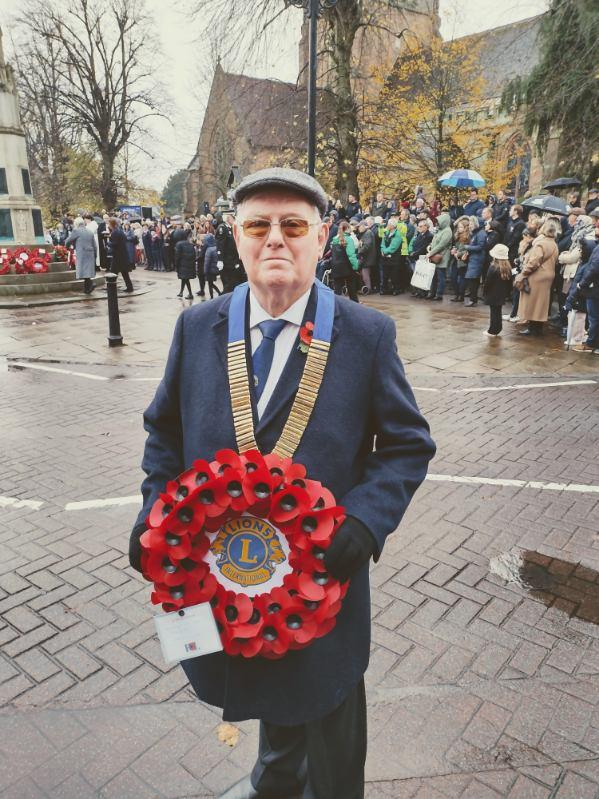 Solihull Lions attend 2023 Remembrance 